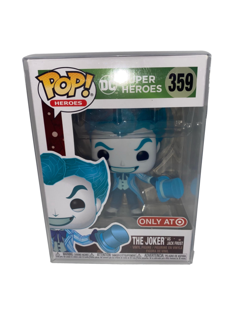 Funko Pop! The Joker as Jack Frost DC Super Heroes 359 Target exclusive NWT